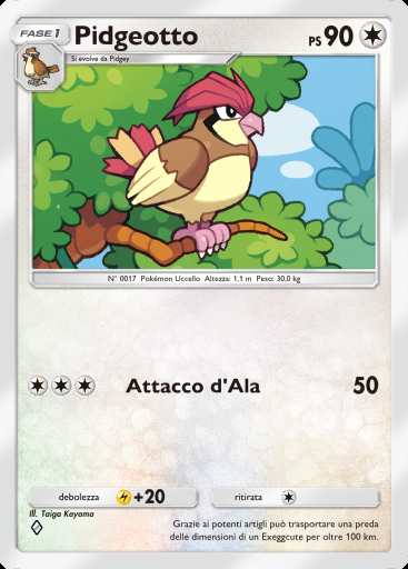Pidgeotto #058 · L'Isola Misteriosa (A1a)