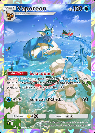 Vaporeon #072 · L'Isola Misteriosa (A1a)