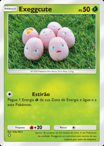 Exeggcute #001 · Ilha Mítica (A1a)