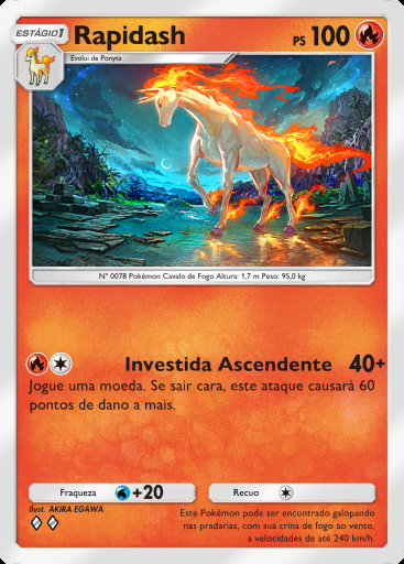 Rapidash #011 · Ilha Mítica (A1a)