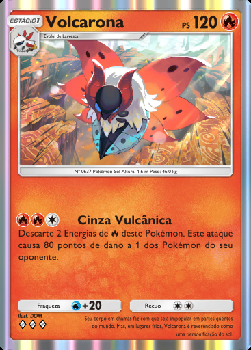 Volcarona #014 · Ilha Mítica (A1a)