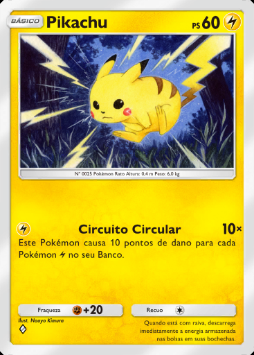 Pikachu #025 · Ilha Mítica (A1a)