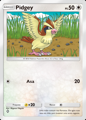 Pidgey #057 · Ilha Mítica (A1a)