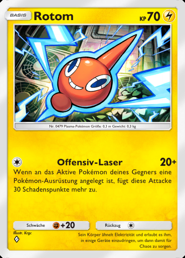 Rotom #062 · Kollision von Raum und Zeit (A2)