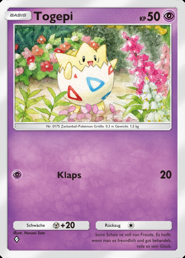 Togepi #063 · Kollision von Raum und Zeit (A2)