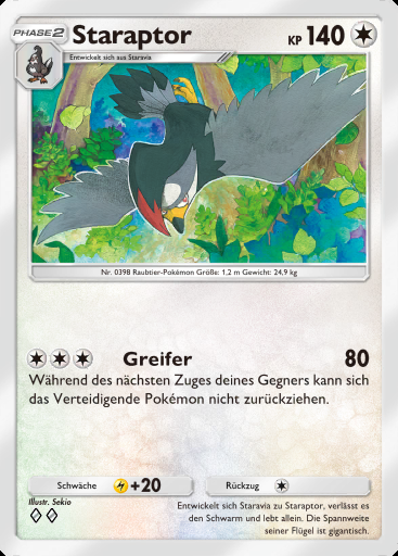 Staraptor #134 · Kollision von Raum und Zeit (A2)