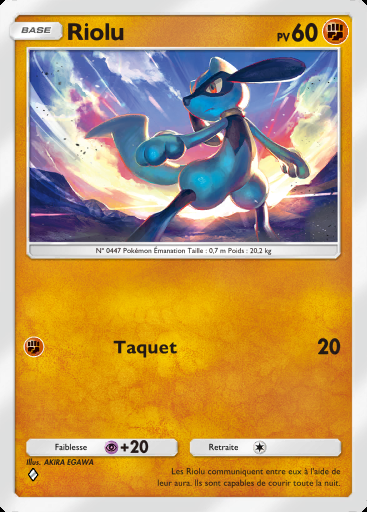 Riolu #091 · Choc Spatio-Temporel (A2)
