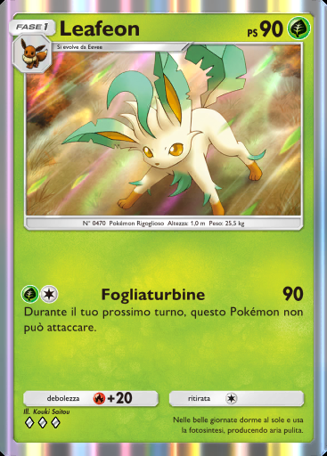 Leafeon #020 · Scontro Spaziotemporale (A2)
