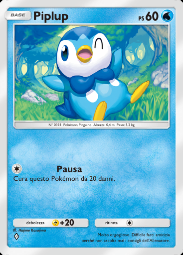 Piplup #035 · Scontro Spaziotemporale (A2)