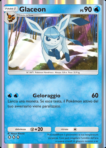 Glaceon #046 · Scontro Spaziotemporale (A2)
