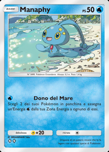 Manaphy #050 · Scontro Spaziotemporale (A2)