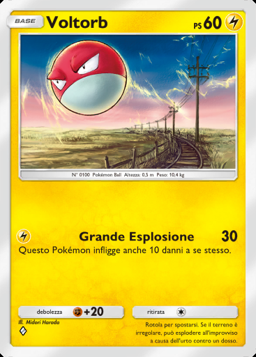 Voltorb #054 · Scontro Spaziotemporale (A2)