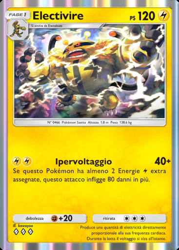 Electivire #057 · Scontro Spaziotemporale (A2)