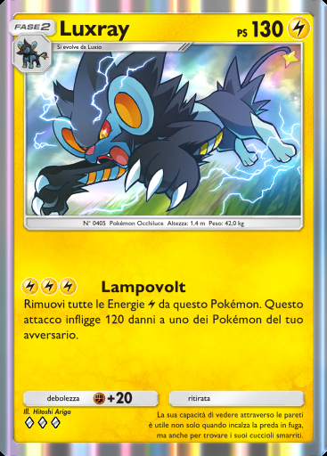 Luxray #060 · Scontro Spaziotemporale (A2)