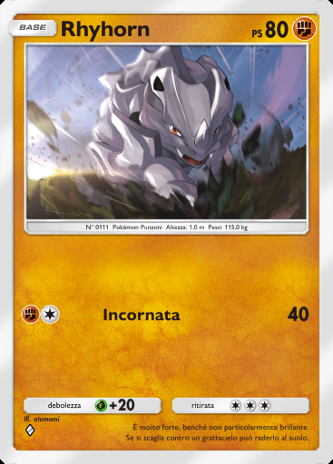 Rhyhorn #080 · Scontro Spaziotemporale (A2)