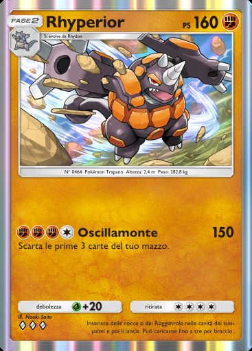 Rhyperior #082 · Scontro Spaziotemporale (A2)