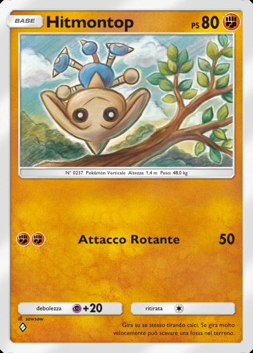 Hitmontop #085 · Scontro Spaziotemporale (A2)