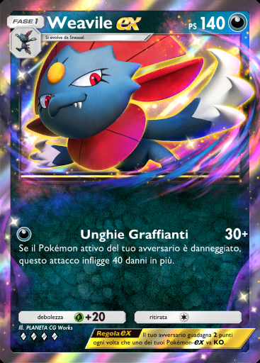 Weavile-ex #099 · Scontro Spaziotemporale (A2)