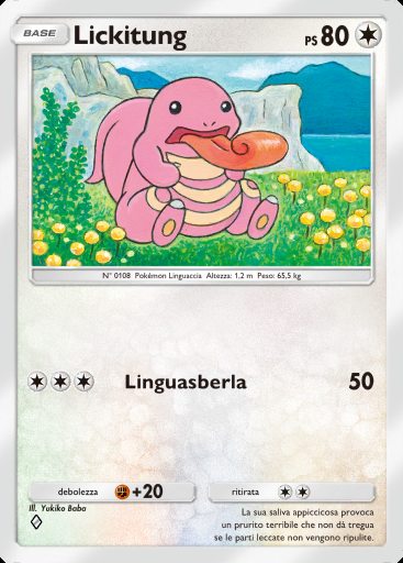 Lickitung #124 · Scontro Spaziotemporale (A2)
