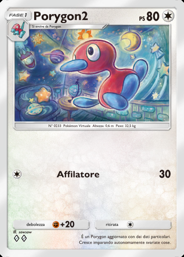 Porygon2 #128 · Scontro Spaziotemporale (A2)