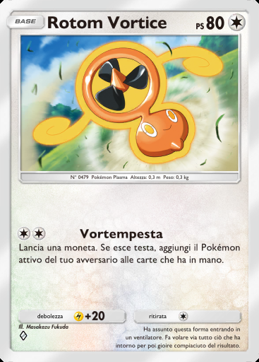 Rotom Vortice #142 · Scontro Spaziotemporale (A2)