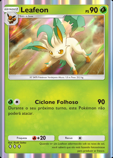 Leafeon #020 · Embate do Tempo e Espaço (A2)