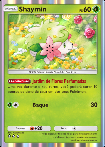 Shaymin #022 · Embate do Tempo e Espaço (A2)