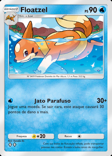Floatzel #039 · Embate do Tempo e Espaço (A2)