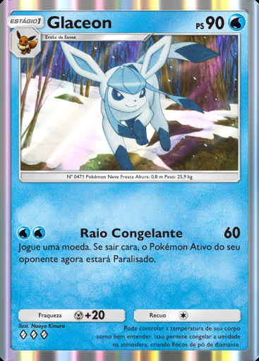 Glaceon #046 · Embate do Tempo e Espaço (A2)