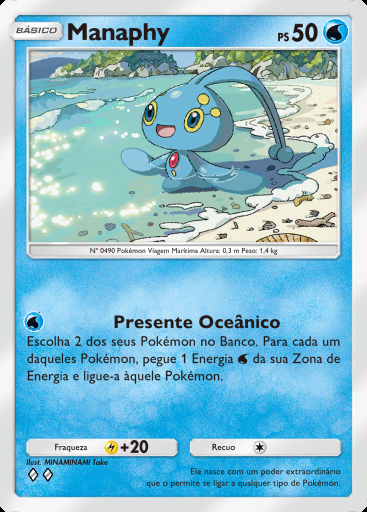 Manaphy #050 · Embate do Tempo e Espaço (A2)
