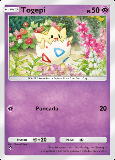 Togepi #063 · Embate do Tempo e Espaço (A2)