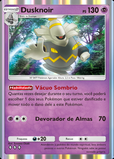 Dusknoir #072 · Embate do Tempo e Espaço (A2)