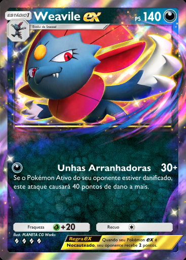 Weavile ex #099 · Embate do Tempo e Espaço (A2)