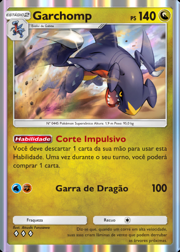 Garchomp #123 · Embate do Tempo e Espaço (A2)