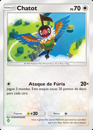 Chatot #141 · Embate do Tempo e Espaço (A2)
