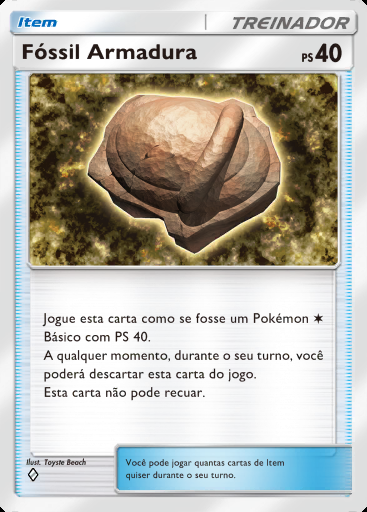 Fóssil Armadura #145 · Embate do Tempo e Espaço (A2)