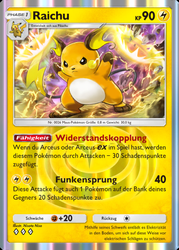 Raichu #026 · Licht des Triumphs (A2a)