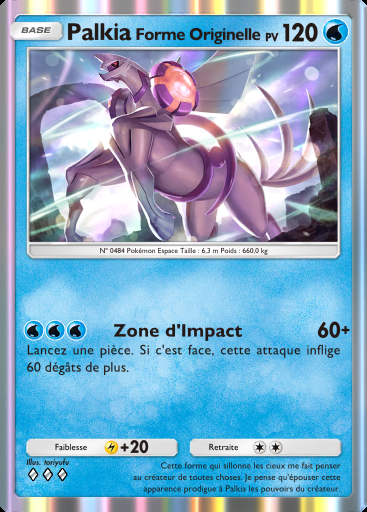 Palkia Forme Originelle #023 · Lumière Triomphale (A2a)