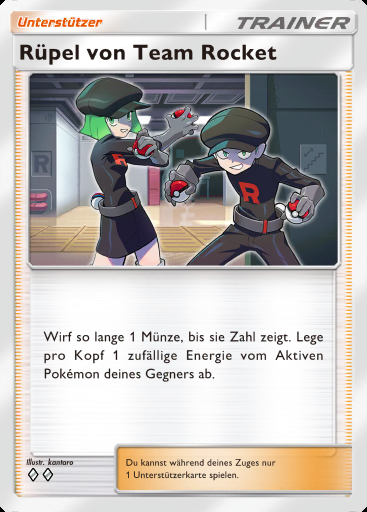 Rüpel von Team Rocket #072 · Glänzendes Festival (A2b)
