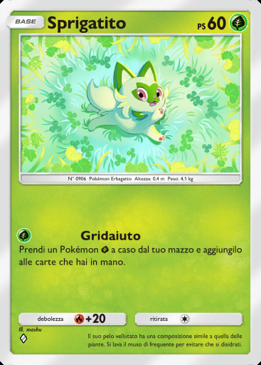 Sprigatito #005 · Tripudio Splendente (A2b)