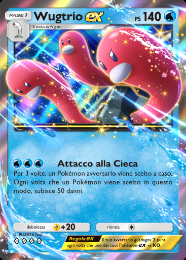 Wugtrio-ex #019 · Tripudio Splendente (A2b)