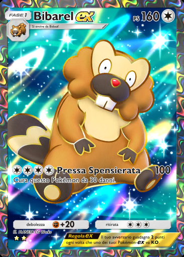 Bibarel-ex #087 · Tripudio Splendente (A2b)