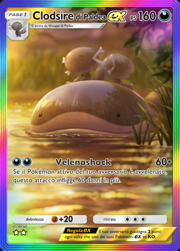 Clodsire di Paldea-ex #093 · Tripudio Splendente (A2b)