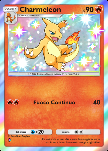 Charmeleon #100 · Tripudio Splendente (A2b)