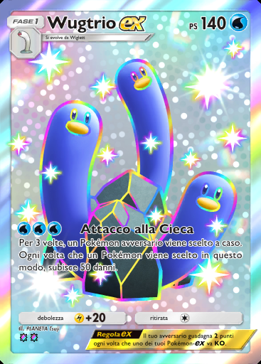 Wugtrio-ex #109 · Tripudio Splendente (A2b)
