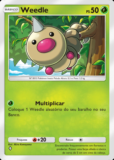 Weedle #001 · Festival Brilhante (A2b)