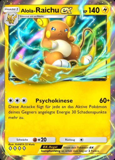 Alola- Raichu-ex #058 · Hüter des Firmaments (A3)