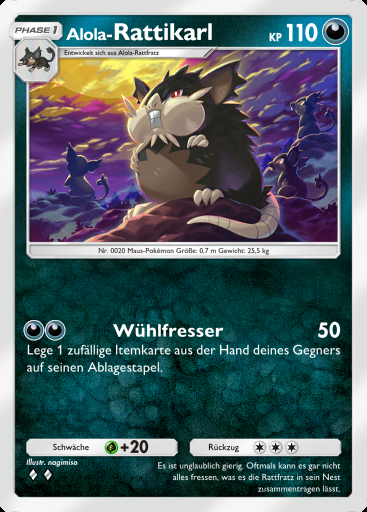 Alola- Rattikarl #107 · Hüter des Firmaments (A3)