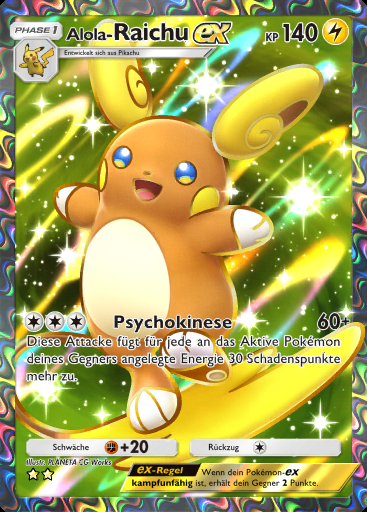 Alola- Raichu-ex #185 · Hüter des Firmaments (A3)