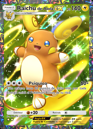 Raichu de Alola ex